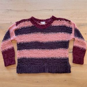 Chunky Loose Weave Pullover Sweater